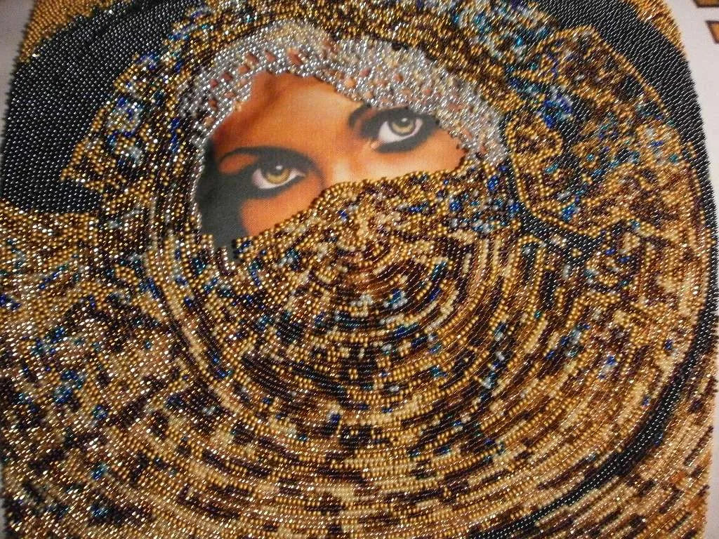 Bead Embroidery Kit Main Bead Embroidery Kit Scheherazade
