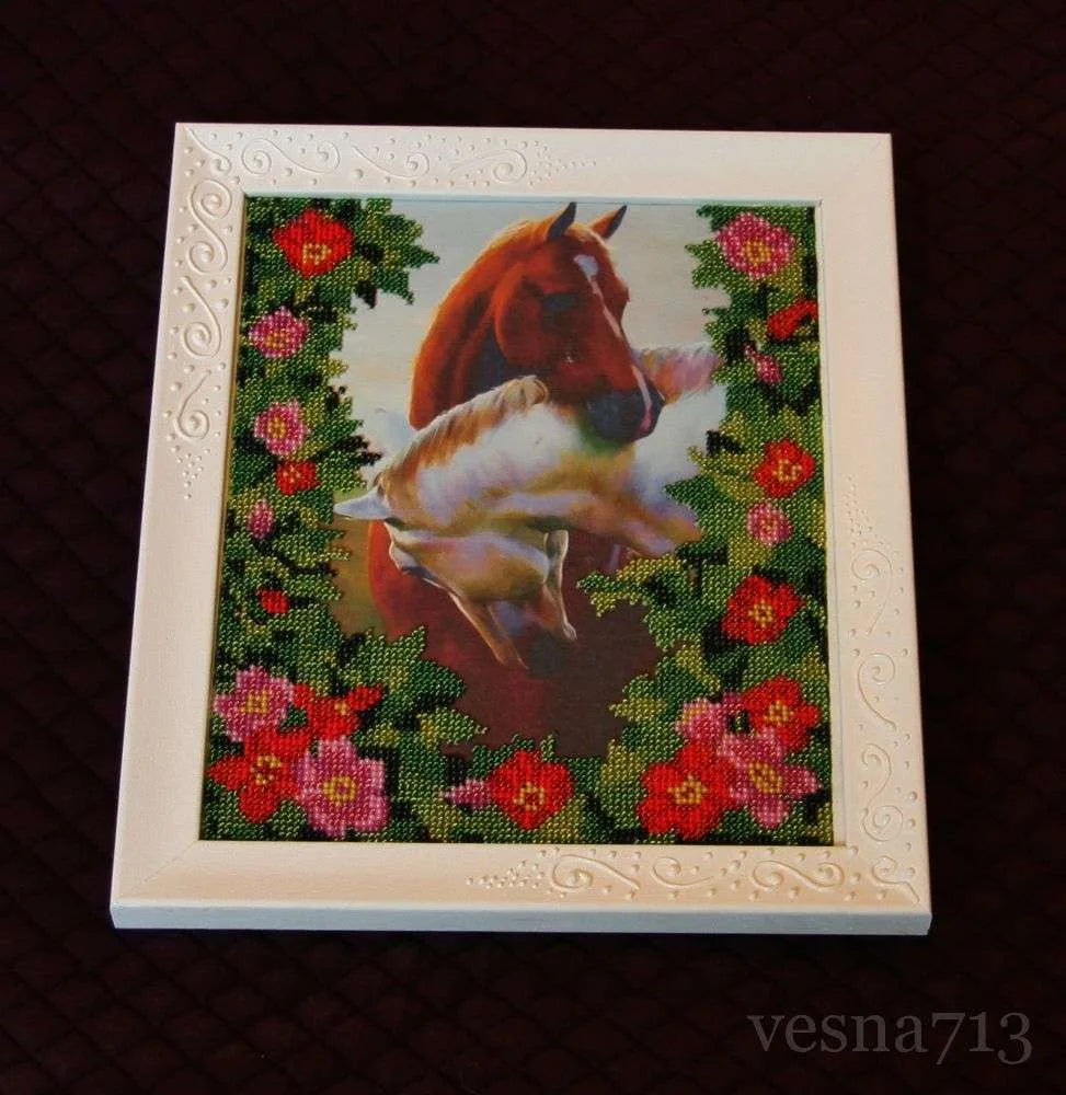 Bead Embroidery Kit Love