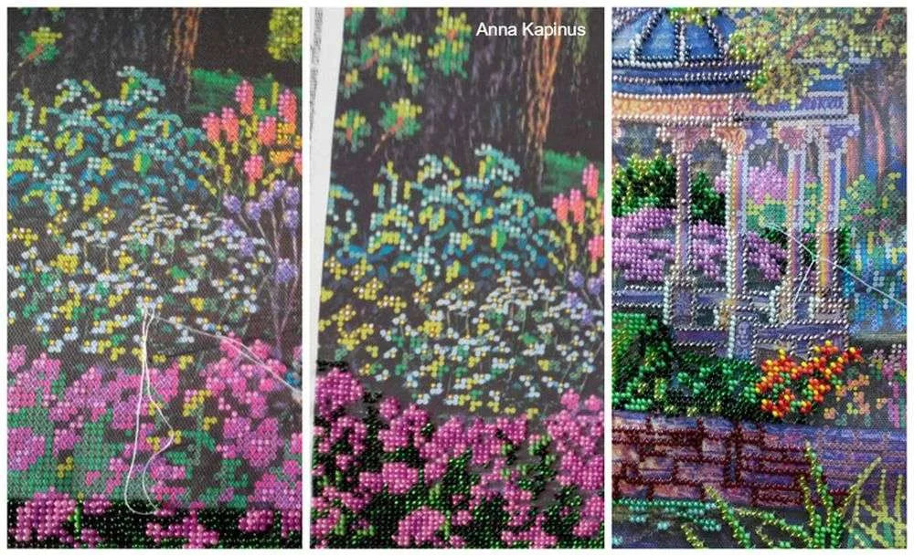 Bead Embroidery Kit Main Bead Embroidery Kit By the pond